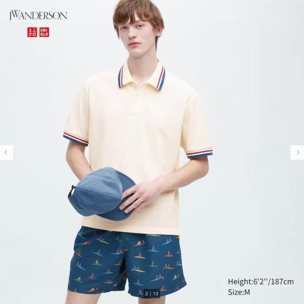 Uniqlo x JW Anderson Dry Pique Polo Shirt